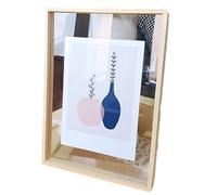 Cornice per Foto A4, Rustica, Realizzata Artigianalmente, da Appoggio E da Appendere alla Parete(A4)