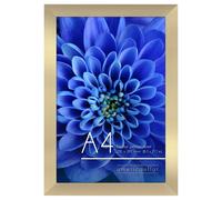 Cornice per foto Americanflat A4 in oro - Legno ingegnerizzato con Shatter R