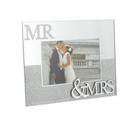 Cornice Per Foto Con Specchio E Glitter - 6"X4" - Mr E Mrs
