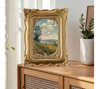 Cornice Per Foto Decorata, Elegante, Esterna, 16,5x21,5 Cm, Per Tavolo, Parete,