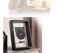 Cornice per foto digitale con lettore musicale Bluetooth, display a LED e ingresso audio wireless per la decorazione della scrivania di casa e ufficio