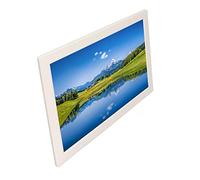 Cornice per Foto Digitale con Schermo a LED da 17 Pollici con Angolo di Visione di 180 Gradi, Funzione di Anteprima con Telecomando, Lettore Video di Supporto, Orologio, Sveglia(Unione Europea)