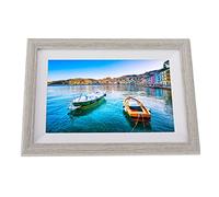 Cornice per Foto Digitale, Cornice Digitale Elettronica Cornice Touch Screen con Pannello IPS HD Condivisione Facile per la Famiglia Domestica (Spina UE 100-240 V)