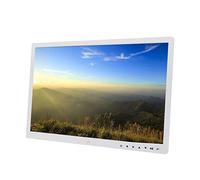 Cornice per foto digitale Cornice per foto da 17 pollici con touch screen IPS Full HD 16: 9 1440x900 - con telecomando a infrarossi - Supporto per scheda USB/SD, regalo nero/bianco