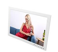 Cornice per Foto Digitale, Cornice per Foto Intelligente Interfacce Multiple Tasto a Sfioramento Riproduzione Video da 17 Pollici per Regali (Spina UE)