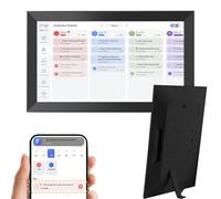 Cornice per Foto Digitale da 10,1/15,6/21,5 Pollici, Calendario Digitale con Cornice per Foto a Nuvola, Agenda Familiare e Galleria D'arte, Restauro Intelligente Basato Sull'intelli black 21.5 inches