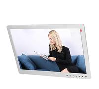 Cornice per Foto Digitale da 15,4 Pollici, Cornice per Foto Elettronica Multifunzionale con Controllo a Doppia modalità, Orologio, Calendario, Supporto MP4, AVI, MPG, FLV,