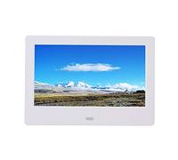 Cornice per foto digitale Display tavolo Cornice per foto elettronica cornice per foto ad alta risoluzione 1024x600 con supporto per riproduzione video/ora/calendario/interruttore timer/musica