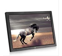Cornice per foto digitale HD, lettore multimediale pubblicitario con schermo LED da 15 pollici con supporto ad alta definizione risoluzione 1280 * 800 per funzione di allarme calendario, regalo nero