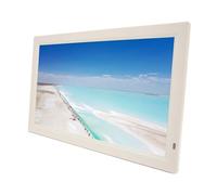 Cornice per Foto Digitale HD Schermo IPS Montabile a Parete Cornice Elettronica da 21,5 Pollici Supporto 100-240 V USB con Telecomando per pubblicità (Spina europea)