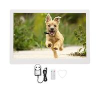 Cornice per Foto Digitale Smart, Schermo LED HD da 15,4 Pollici Cornice per Foto Digitale Display a LED HD Cornice per Foto Digitale Supporta Scheda di Memoria Esterna (Spina