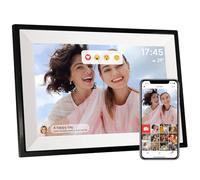 Cornice per foto digitale WiFi, 32 GB di archiviazione, rotazione automatica, condivisione istantanea di foto e video tramite app per telefono