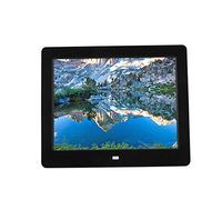 Cornice per foto digitali con schermo IPS ultrasottile ad alta definizione da 8 pollici Schermo ad alta definizione 1024 * 768 Telecomando a infrarossi funzionamento timer interruttore Cornice digita