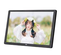 Cornice per foto digitali Cornice per foto digitale HD con retroilluminazione a LED da 15 pollici Album elettronico Immagine Musica Film Cornice elettronica per funzioni complete Buon regalo per Foto Video Show