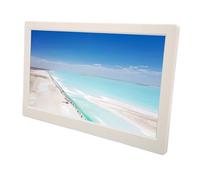 Cornice per Foto Elettronica Anteprima Immagine Cornice per Foto Digitale Copia Automatica 1080P Orologio con Telecomando Calendario da 15,6 Pollici per Ufficio (Spina europea)