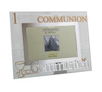 Cornice Per Foto In Vetro 6 X 4 Lettere In Glitter - Comunione