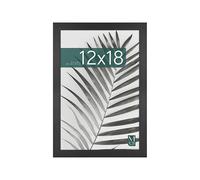 MCS Studio Gallery 30,5 x 46 cm Cornice per Poster in Legno Nero, Cornice Rettangolare a Parete con Esposizione Verticale e Orizzontale, per Foto, Poster, Stampe e Pittura d'Arte (Confezione da 1)