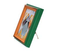 Cornice per foto nascosta, resistente al fuoco, borsa per soldi da parete, organizer per la casa, cornice in legno essenziale con cassaforte segreta