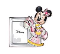Cornice Per Foto Portafotos Plata Act 925M Disney Foto 10X15Cm. Vintage Minnie Rosa Caballito