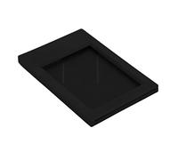 Cornice per Foto Rettangolare in Plastica di Qualità Mini da 3 Pollici Perfetta per la Decorazione degli Interni di Casa e Ufficio Colore Nero
