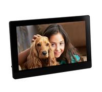 Cornice per Foto Touch Screen WiFi, Pannello IPS HD, Condivisione Facile, 13,3 Pollici, Memoria da 8 GB, Supporta Connessione WiFi e App per Condivisione Diretta di Foto (Spina