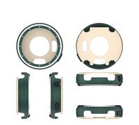 Cornice per Garmin Vivoactive 6/Active 6, custodia protettiva in metallo per smartwatch, cover di ricambio antigraffio in tinta unita (verde)