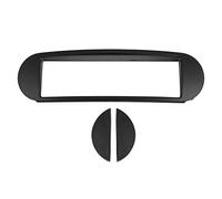 Cornice per il controllo audio del cruscotto 1Din, telaio per autoradio, cornice nera in ABS per lettore DVD/CD/MP3 1Din, sostituzione diretta con accessori di montaggio