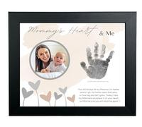 Cornice per impronte di mani per mamma con poesia, regalo per la prima volta per la festa della mamma o Natale, regalo per mamma da figlio/figlia, prodotto negli Stati Uniti