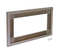 Cornice per Incasso di Forno a Microonde in Mobile da Cucina 60 cm in Plastica Emuca Nichel satinato