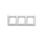 CORNICE PER INTERRUTTORE A 3 POSTI BUSCH-JAEGER 1733 NSK-914 - 223 mm larghezza, 81 mm altezza, 12 mm profondità, peso 48,5 g