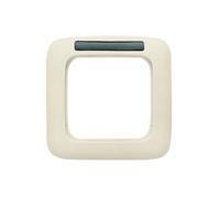 CORNICE PER INTERRUTTORE BUSCH-JAEGER cornice di copertura singola 2000®, Serie Busch-Duro 2000 SI, Crema, Nero