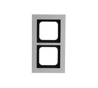 CORNICE PER INTERRUTTORE DOPPIA BUSCH-JAEGER 1722-276 - Dimensioni 91 mm x 162 mm x 11 mm, Peso 50,5 g, Certificazione RoHS