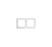 CORNICE PER INTERRUTTORE DOPPIO BERKEL Berker 2f. pws/gl con campo di etichettatura 10228919