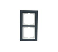 CORNICE PER INTERRUTTORE DOPPIO BUSCH-JAEGER 1722-229, Dispositivi Busch-Jaeger, Antracite, Bianco, Verde
