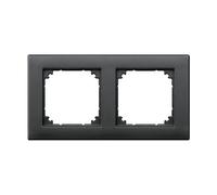 CORNICE PER INTERRUTTORE DOPPIO MERTEN & STORCK 486214 - 85.8 mm, 154.6 mm, 10.1 mm