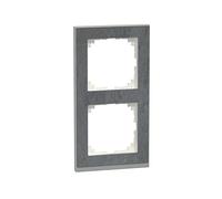 CORNICE PER INTERRUTTORE DOPPIO MERTEN & STORCK MEG4020-3669 - Dimensioni 83x154x12 mm, Peso 0,046 kg