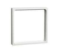 CORNICE PER INTERRUTTORE ELSO adattatrice 363084 - Dimensioni 50x50 mm, Peso 8 g, Colore Bianco