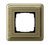 CORNICE PER INTERRUTTORE GIRO ClassiX 0211621 - 1 posto, bronzo spazzolato, installazione incasso