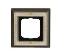 CORNICE PER INTERRUTTORE O PRESA BUSCH-JAEGER 1721-846 - 106 mm x 106 mm x 12 mm, Peso 0.28 kg, Protezione IP20