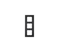 CORNICE PER INTERRUTTORI BERKEL cornice di copertura B.7, Dispositivi Berker serie B.7, Antracite, Nero opaco