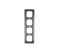 CORNICE PER INTERRUTTORI BUSCH-JAEGER 1724-80, Busch-Jaeger, Cromo