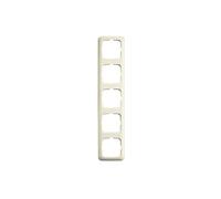 CORNICE PER INTERRUTTORI BUSCH-JAEGER cornice di copertura 5-faccia, Dispositivi Busch-Jaeger, Bianco, Crema