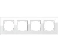 CORNICE PER INTERRUTTORI GIRO 4-fachRahmen, Moduli e prese della serie Gira Esprit, Bianco