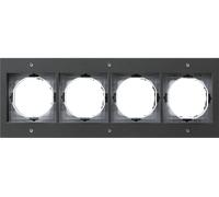 CORNICE PER INTERRUTTORI O PRESE MULTIPLE GIRO TX_44 - Dimensioni 11 cm x 8,6 cm x 1,63 cm, corredo manuale