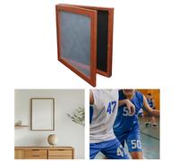 Cornice per Maglie Bacheca Espositiva Scatola Ombra Vetrina Protettiva in Legno