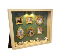 Cornice per mini museo - Cornice per scatola silhouette, crnice per mini museo fatta a mano, set di cornici per scatola silhouette | Per collezionisti ufficio soggiorno camera da studio cameret