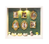 Cornice per mini museo - Cornice per scatola silhouette, crnice per mini museo fatta a mano, set di cornici per scatola silhouette | Per collezionisti ufficio soggiorno camera da studio cameret