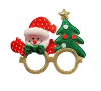Cornice per occhiali di Natale, Babbo Natale, albero di Natale, alce, occhiali, accessori per foto, decorazione per feste