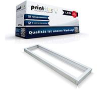 Cornice per pannello LED, 60 x 30 cm, montaggio a soffitto, telaio bianco, serie Office Pro
