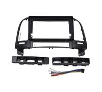 Cornice per pannello radio stereo per auto Per Hyundai Per Santa Fe Ix45 2006 2007 2008 Kit Montaggio Sul Cruscotto 2 Din Autoradio Installazione GPS Telaio E Cavo In Plastica(Frame-cord-2006-08)